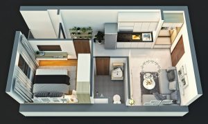 layout can ho Bcons New Sky 4